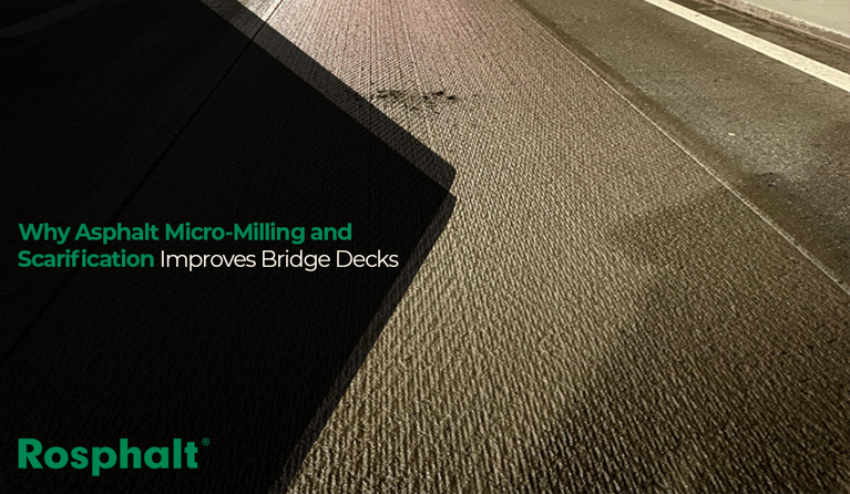 micro-milling surface bridge deck asphalt course