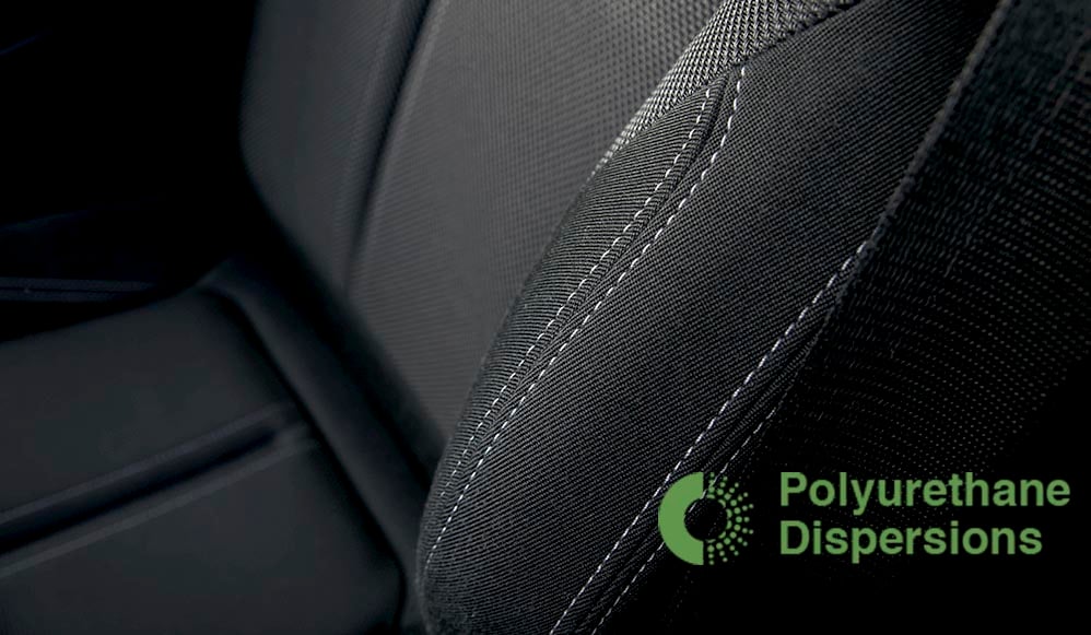 Black and charcoal color car seat upholstery