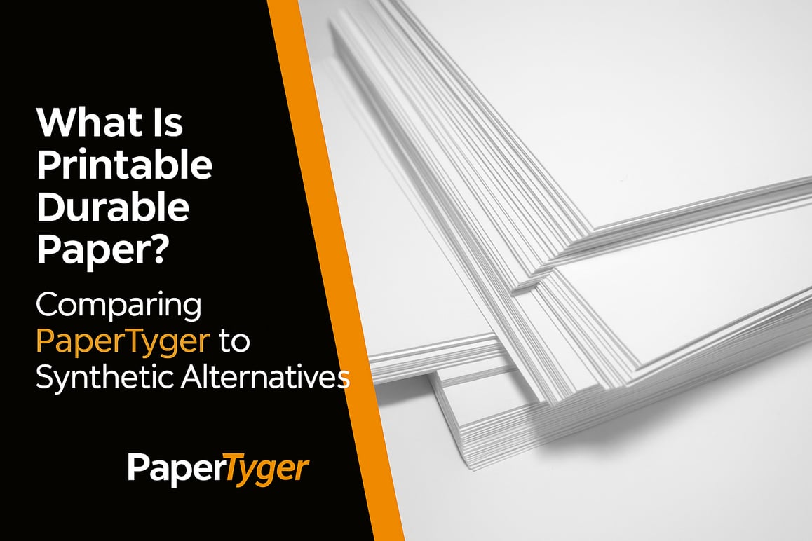 What Is Printable Durable Paper? Comparing PaperTyger to Synthetic ...