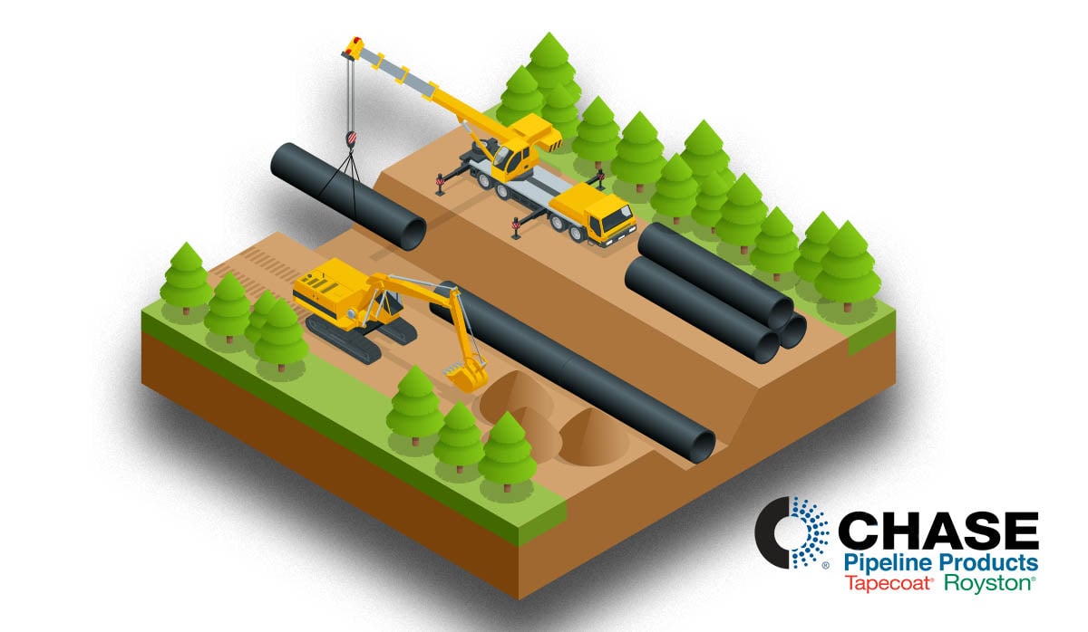 Isometric Vector illustration of the construction process. Construction work on the pipe laying of the pipeline into the trench using a crane and bulldozer isolated on white. Manufacturing Equipment (2)