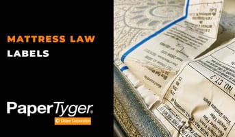 Mattress Law Label