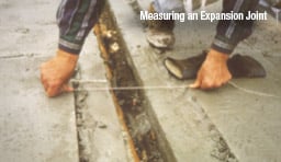 Measuring an Expansion Joint