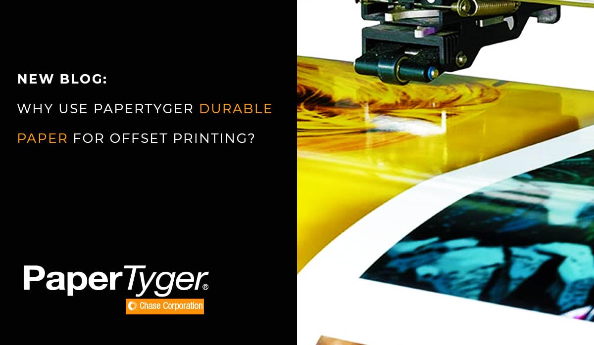 Offset Printer printing durable paper