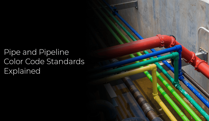 Pipe Pipeline Color Code Standards