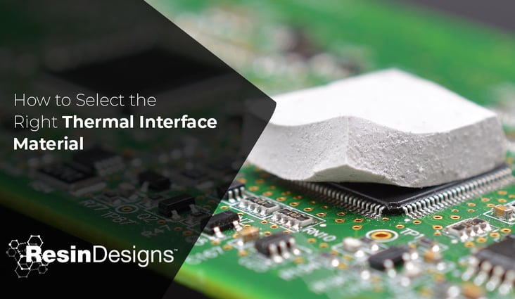 Thermal Interface Pad on a PCB circuit