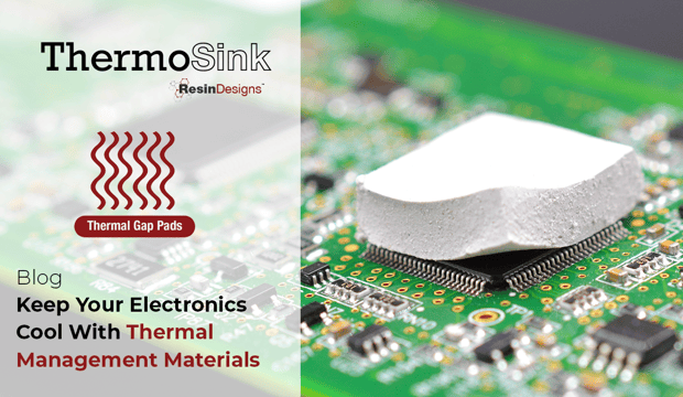 Thermal Management Materials on a PCB board