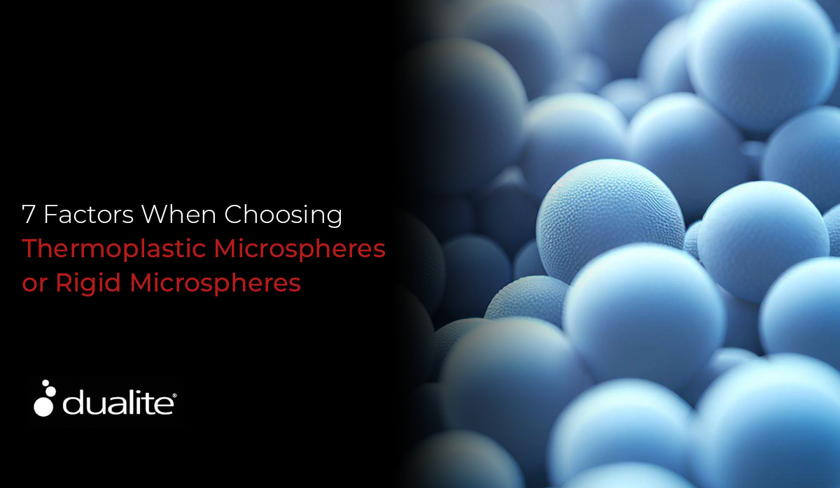 Thermoplastic microspheres vs rigid microspheres feature image