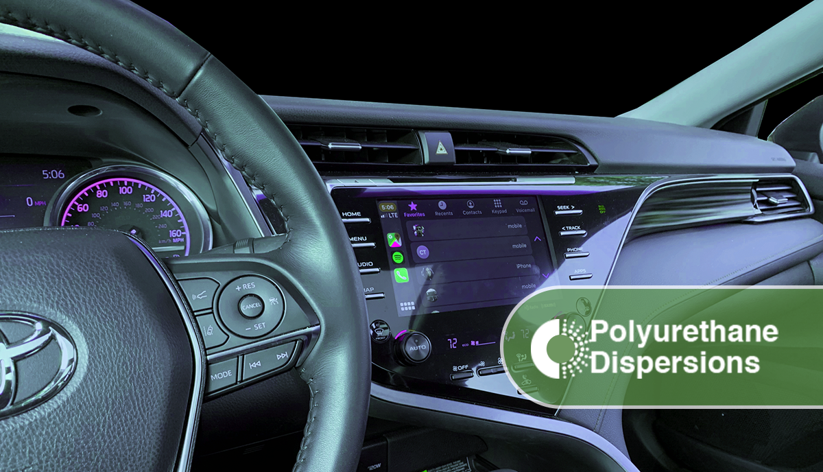 Interior of a car using soft feel coatings-1
